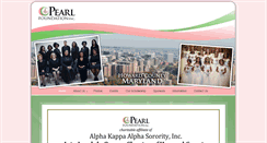 Desktop Screenshot of pearlfoundationinc.org